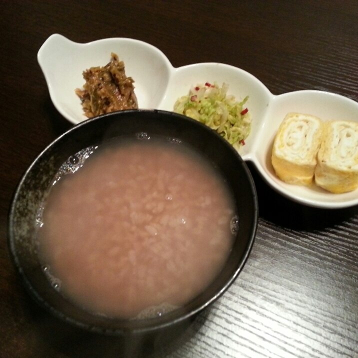 朝にぴったり！茶粥